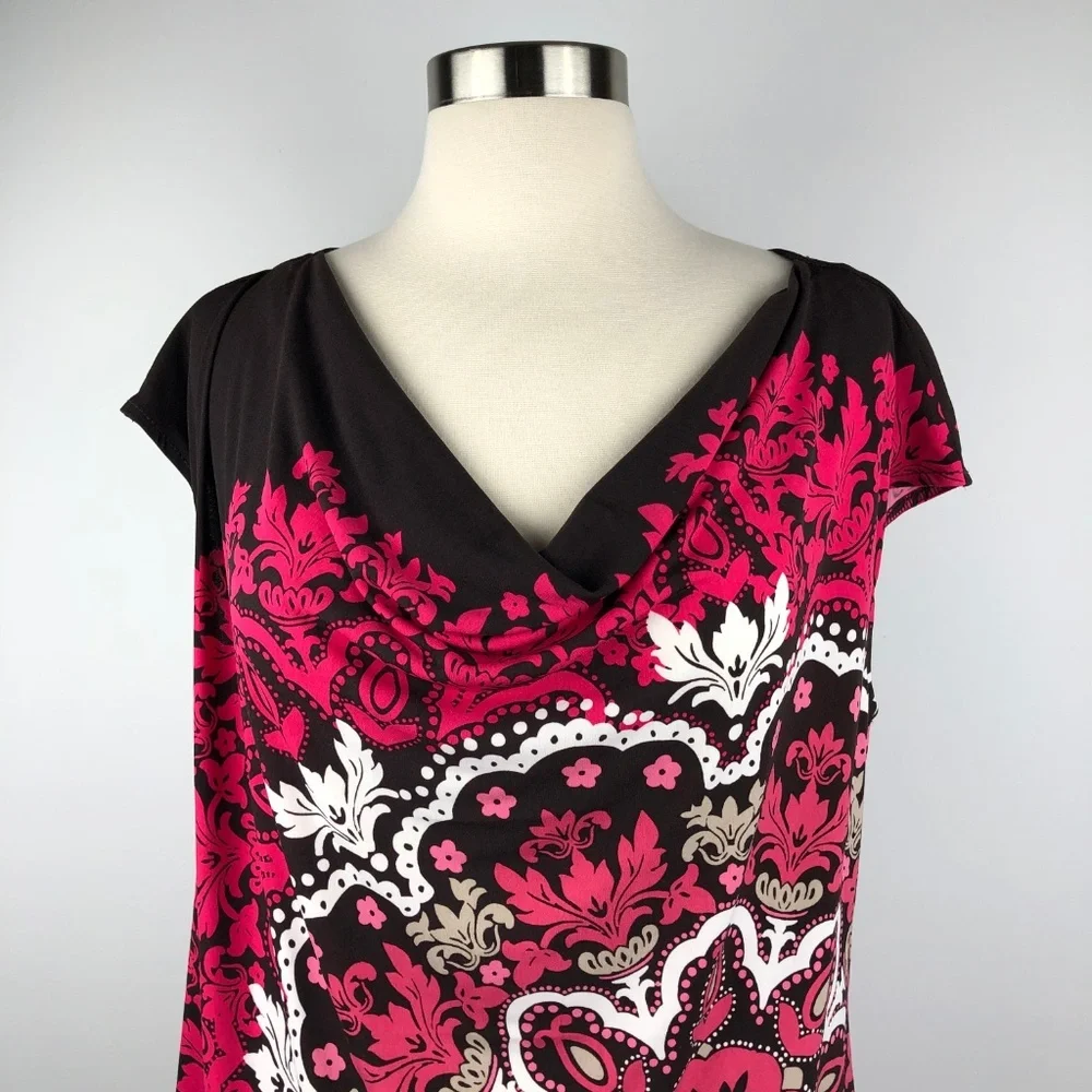 B. Calm Floral Tunic Dress Size 14